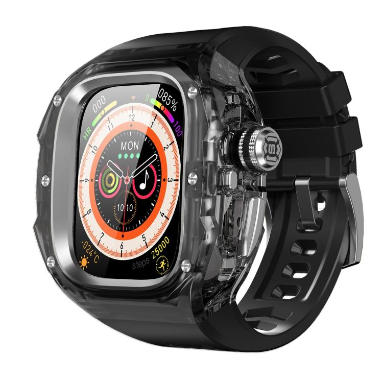 RedPepper CD Crystal Metal Case Integrated Steel Watch Band, For Apple Watch Ultra 3 / 2 / 1 49mm