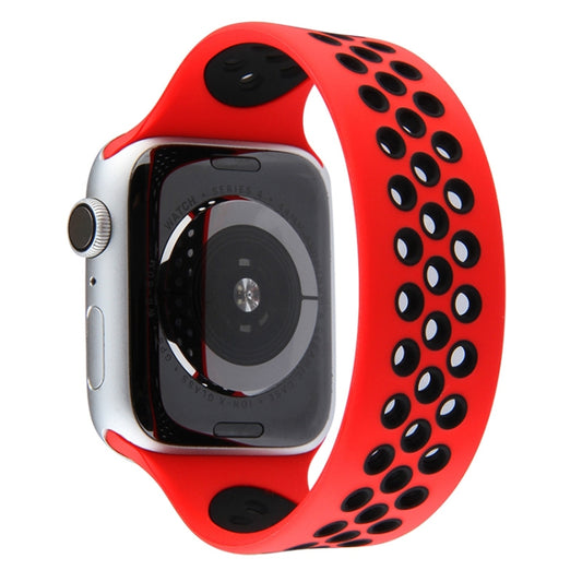 Elastic Silicone Watchband For Apple Watch Series 6 & SE & 5 & 4 44mm / 3 & 2 & 1 42mm, 150mm (White Black), 150mm (Black), 150mm (Black Yellow), 150mm (Black Grey), 150mm (Red Black), 160mm (White Black), 160mm (Black), 160mm (Black Yellow)           ...
