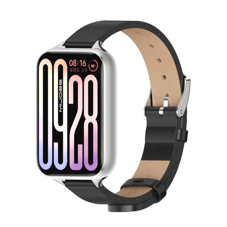 MIJOBS Microfiber Vegan Leather Watch Band, For Xiaomi Band 10 Pro / Redmi Watch 6 / 5