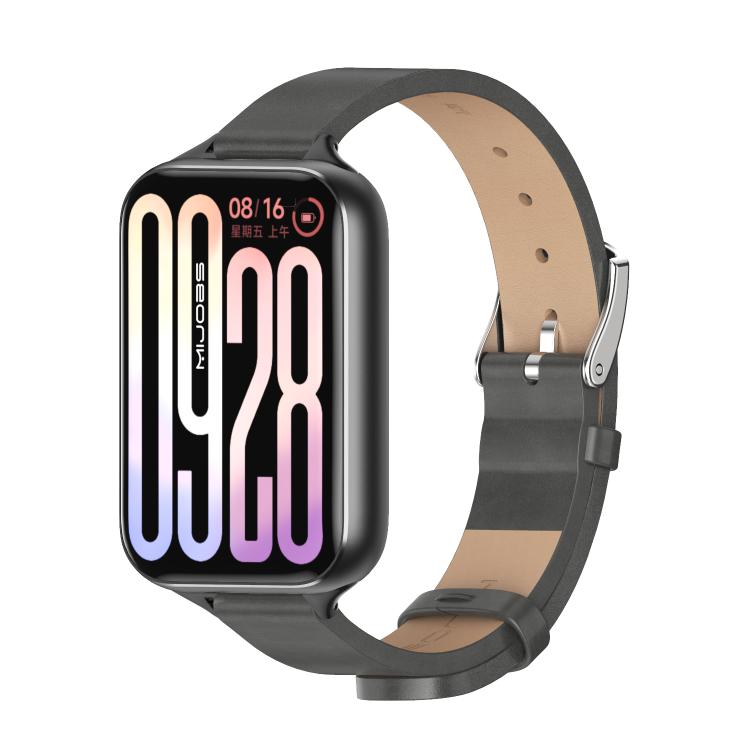 MIJOBS Microfiber Vegan Leather Watch Band, For Xiaomi Band 10 Pro / Redmi Watch 6 / 5