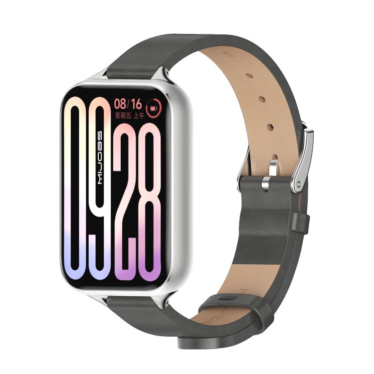 MIJOBS Microfiber Vegan Leather Watch Band, For Xiaomi Band 10 Pro / Redmi Watch 6 / 5
