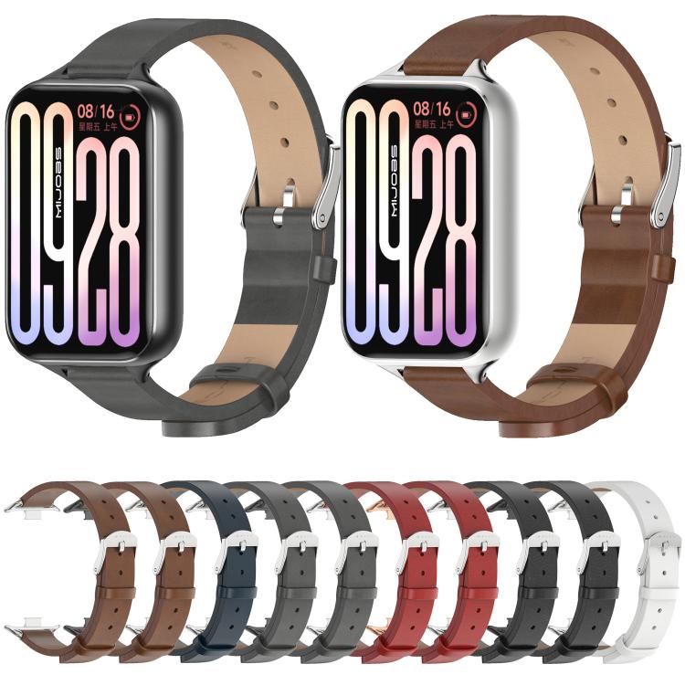 MIJOBS Microfiber Vegan Leather Watch Band, For Xiaomi Band 10 Pro / Redmi Watch 6 / 5