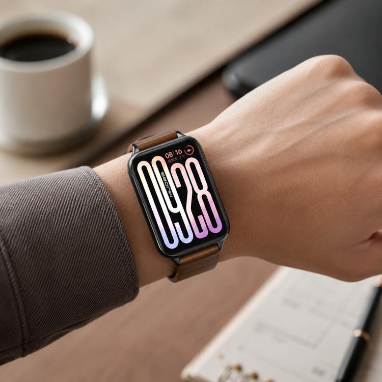 MIJOBS Microfiber Vegan Leather Watch Band, For Xiaomi Band 10 Pro / Redmi Watch 6 / 5