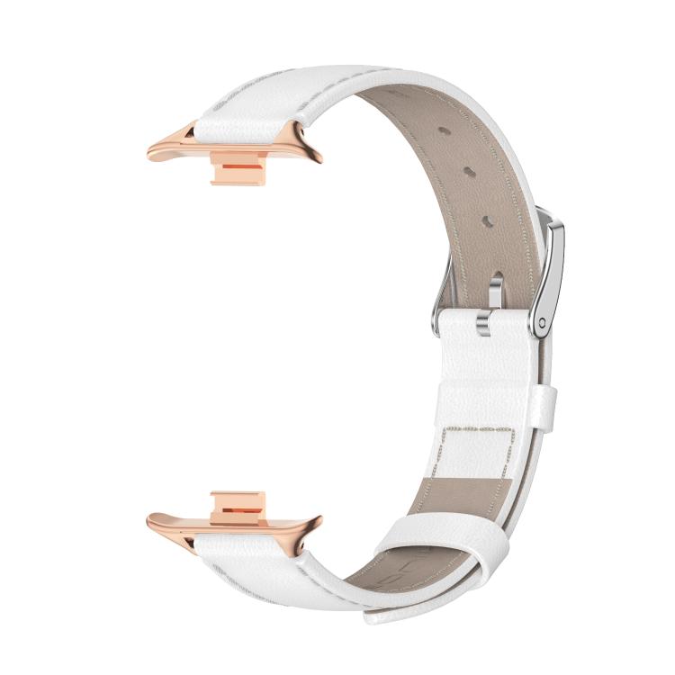 MIJOBS Top Grain Cowhide Watch Band, For Xiaomi Band 10 Pro / Redmi Watch 6 / 5