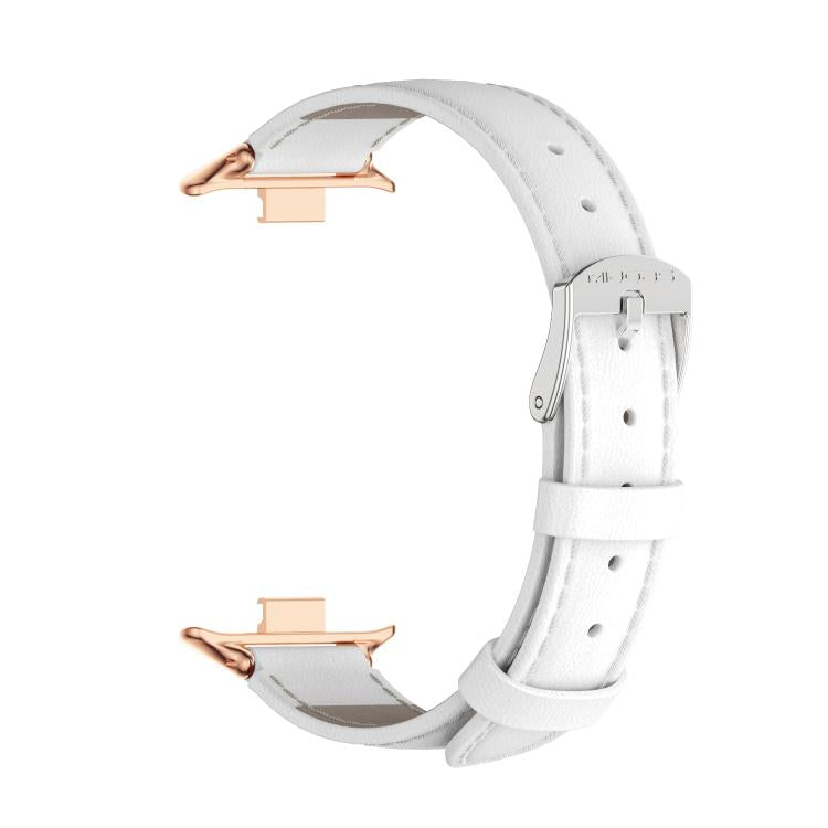 MIJOBS Top Grain Cowhide Watch Band, For Xiaomi Band 10 Pro / Redmi Watch 6 / 5