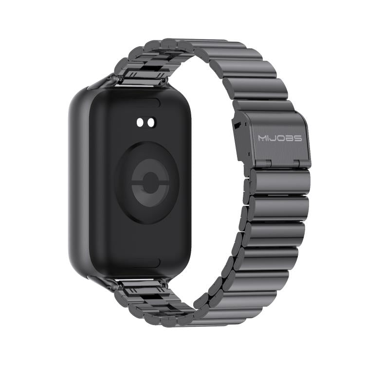 MIJOBS Bamboo-Link Buckle Stainless Steel Watch Band, For Xiaomi Band 10 Pro / Redmi Watch 6 / 5