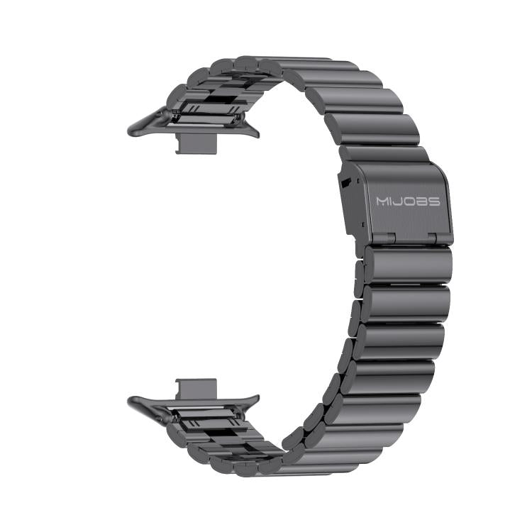 MIJOBS Bamboo-Link Buckle Stainless Steel Watch Band, For Xiaomi Band 10 Pro / Redmi Watch 6 / 5