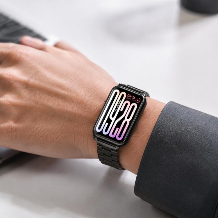 MIJOBS Bamboo-Link Buckle Stainless Steel Watch Band, For Xiaomi Band 10 Pro / Redmi Watch 6 / 5