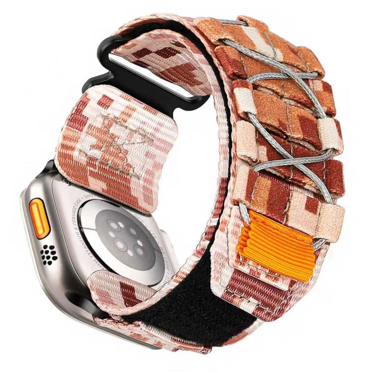 xDfind Sport Nylon Hook And Loop Fastener Watch Band, For Apple Watch 42 / 44 / 45 / 46 / 49mm, For Apple Watch 38 / 40 / 41 / S11 42mm