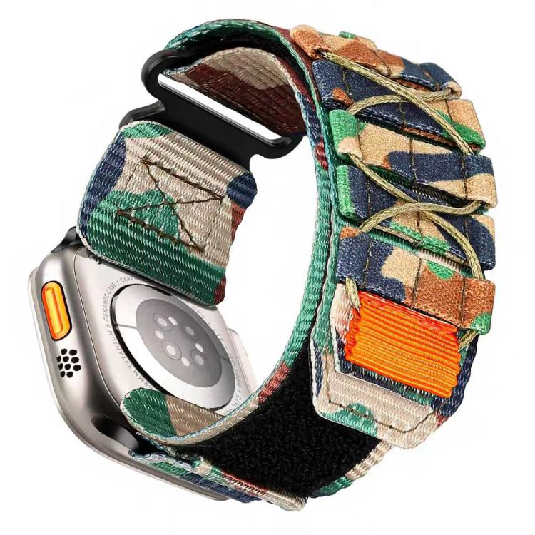 xDfind Sport Nylon Hook And Loop Fastener Watch Band, For Apple Watch 42 / 44 / 45 / 46 / 49mm, For Apple Watch 38 / 40 / 41 / S11 42mm