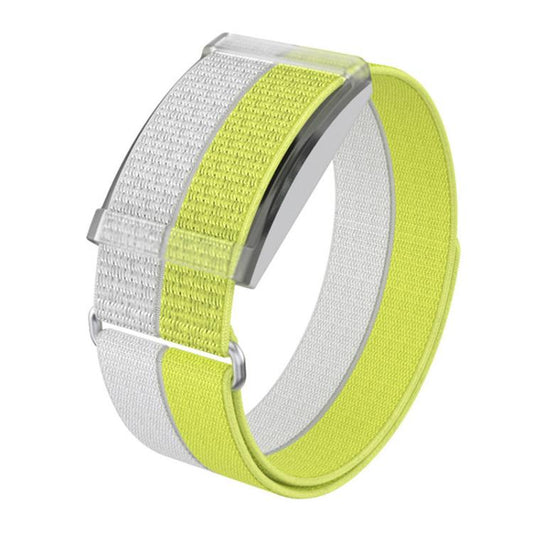 For COROS Heart Rate Monitor xDfind Metal Buckle Feather Yarn Breathable Nylon Quick-release Watch Band, S Wrist Circumference 135-170mm, L Wrist Circumference 170-235mm