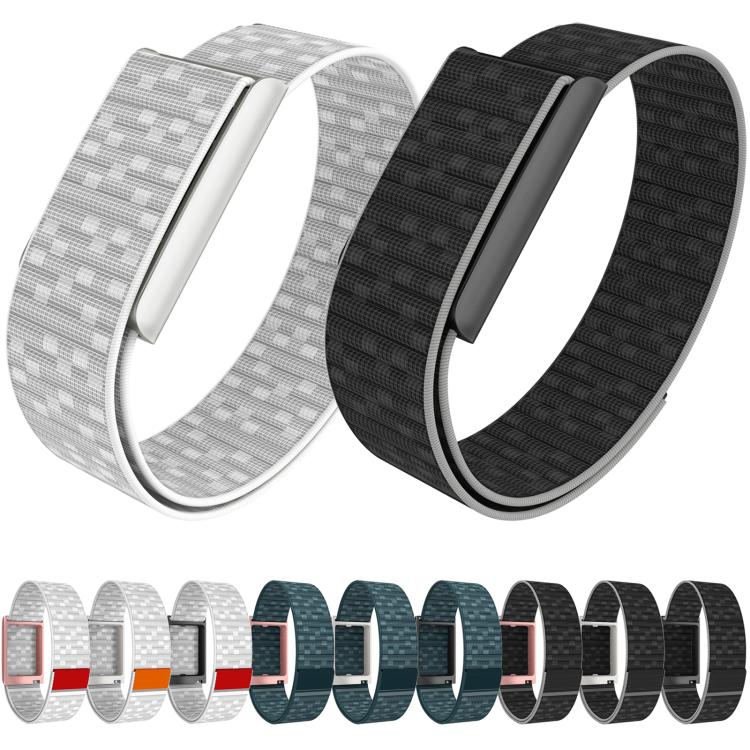 Watch Frame Integrated Nylon Hook and Loop Fastener Watch Band, For Amazfit Helio Strap