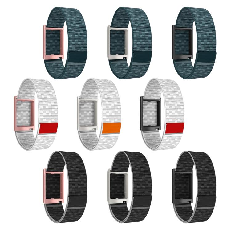 Watch Frame Integrated Nylon Hook and Loop Fastener Watch Band, For Amazfit Helio Strap