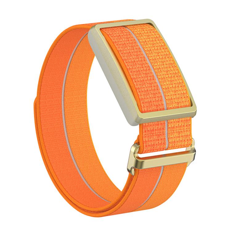 For Polar Loop xDfind Metal Square Buckle Feather Yarn Breathable Nylon Loop Watch Band, S Wrist Circumference 135–170 mm, L Wrist Circumference 170-235mm