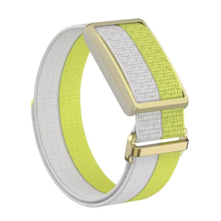 For Polar Loop xDfind Metal Square Buckle Feather Yarn Breathable Nylon Loop Watch Band, S Wrist Circumference 135–170 mm, L Wrist Circumference 170-235mm