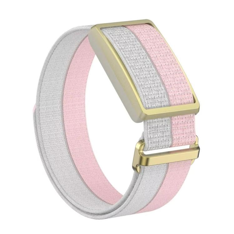 For Polar Loop xDfind Metal Square Buckle Feather Yarn Breathable Nylon Loop Watch Band, S Wrist Circumference 135–170 mm, L Wrist Circumference 170-235mm