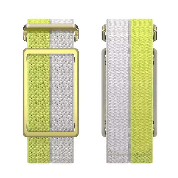 For Polar Loop xDfind Metal Square Buckle Feather Yarn Breathable Nylon Loop Watch Band, S Wrist Circumference 135–170 mm, L Wrist Circumference 170-235mm