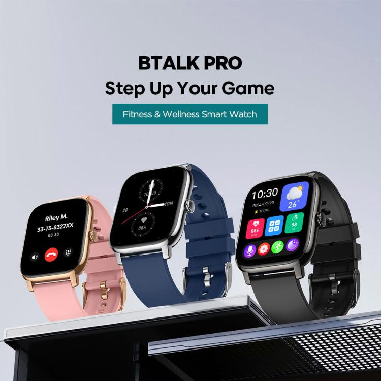 Zeblaze Btalk Pro 1.91 inch 600 nits IP68 BT5.3 Sports Smart Watch, Support Bluetooth Call / Heart Rate / Blood Oxygen / Sleep Monitoring