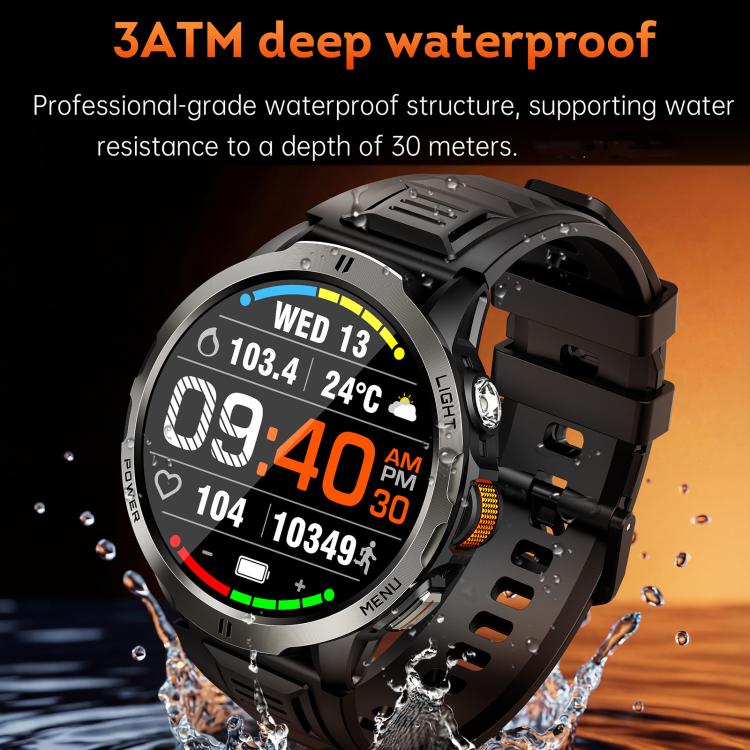KT92 1.7-inch TFT Display 3ATM Smart Watch with Roller Control & 1000mAh Battery