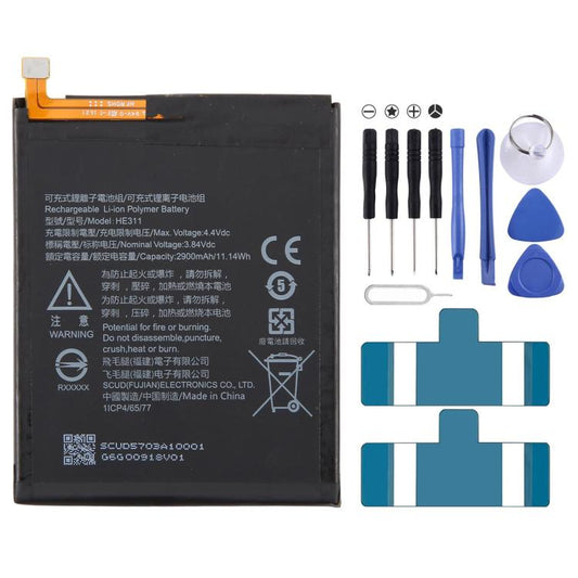 Battery, For InFocus S1 2900mAh HE311, For InFocus Luna V V55C 2900mAh HE302