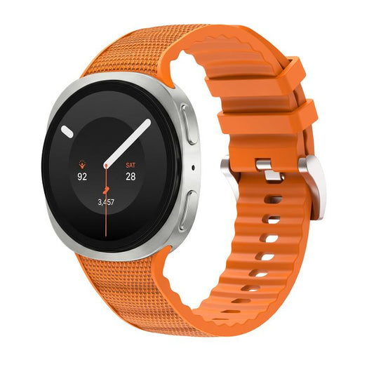 Functional Sports Solid Color Silicone Watch Band, For Galaxy Watch9/8/9 Cassic/8 Cassic