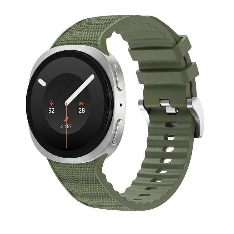 Functional Sports Solid Color Silicone Watch Band, For Galaxy Watch9/8/9 Cassic/8 Cassic