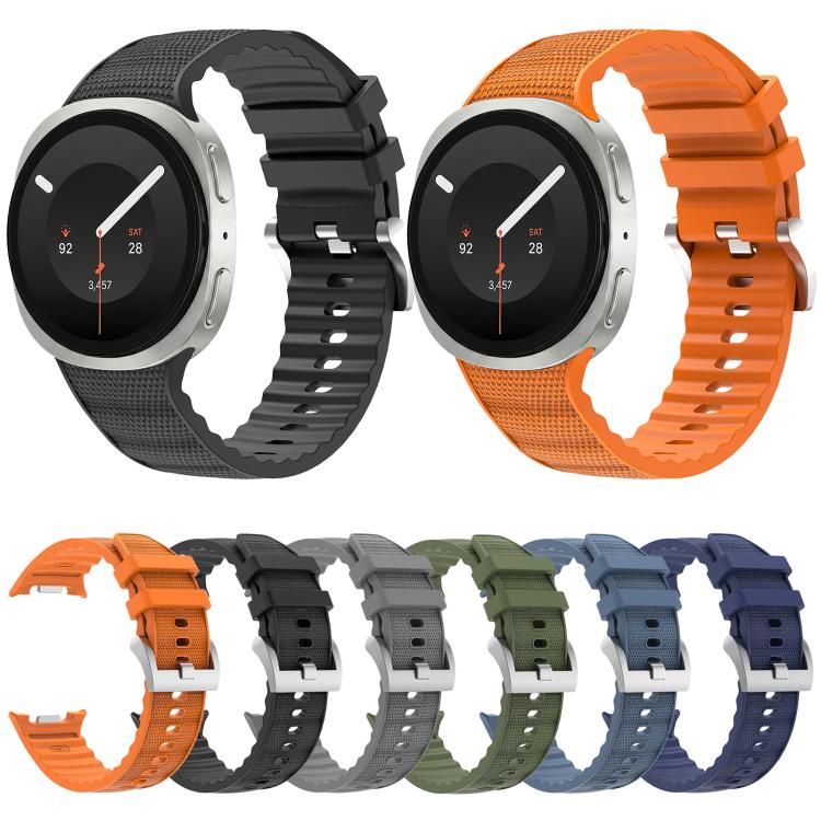 Functional Sports Solid Color Silicone Watch Band, For Galaxy Watch9/8/9 Cassic/8 Cassic
