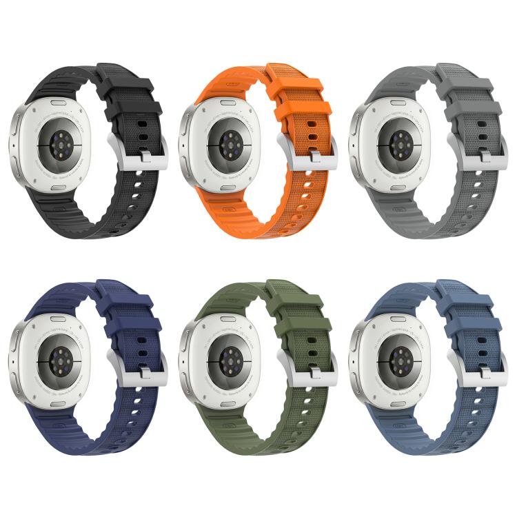 Functional Sports Solid Color Silicone Watch Band, For Galaxy Watch9/8/9 Cassic/8 Cassic