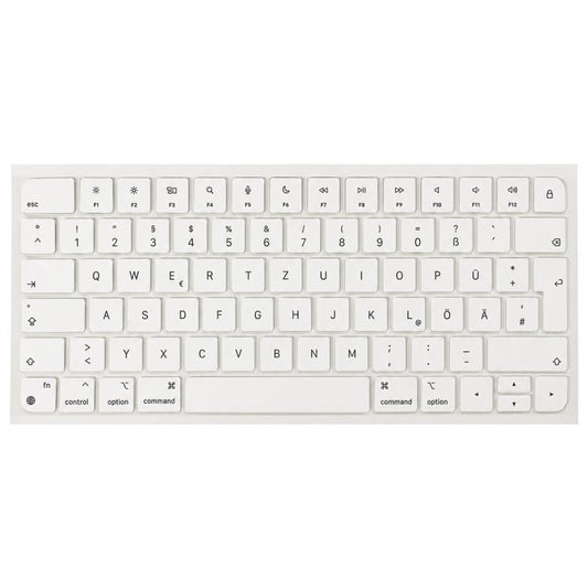 For MacBook A2438 A2439 A2449 A2450 A3118 A3203 Magic Keyboard 3 Magic Keyboard 4 Keycaps(White), German, French