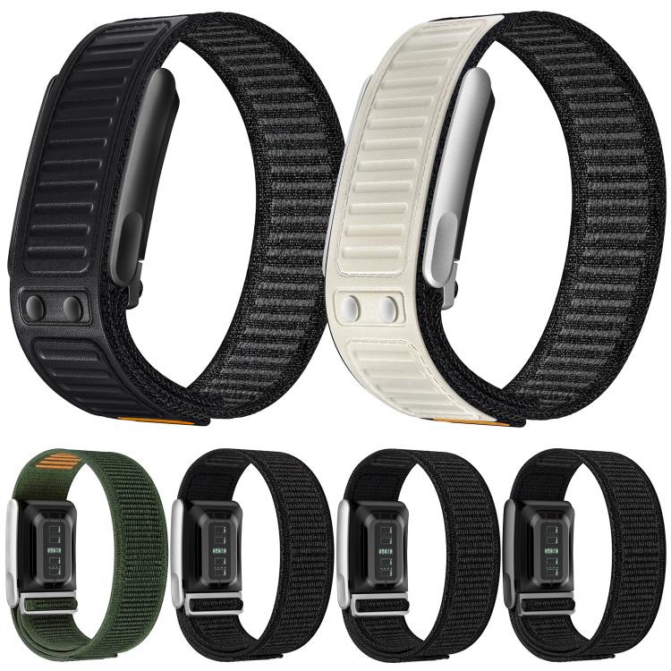 Navigator Two Color Nylon Hybrid Microfiber Leather Watch Band, For WHOOP 5.0