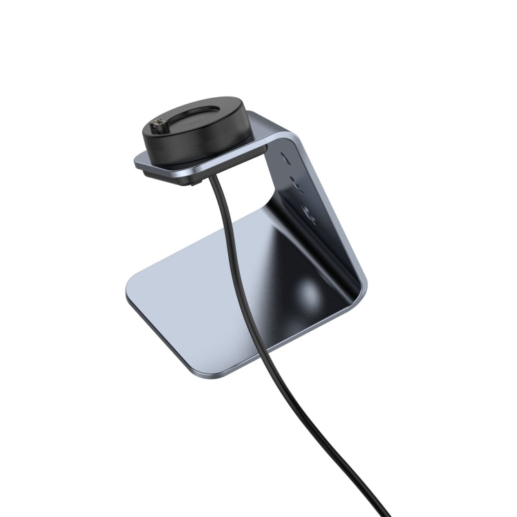 For Garmin Forerunner 745 / Venu Sq / Fenix 6 Universal Aluminum Alloy Magnetic Charger Holder with Chip Protection, Support Fast Charging, For Garmin Forerunner 745 (Right Interface)