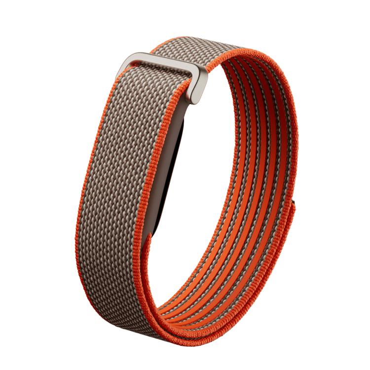 Nylon Braided Hook and Loop Fastener Watch Band, For Google Fitbit Air