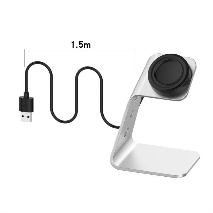 For Samsung R800 / Galaxy Watch Universal Aluminum Alloy Magnetic Charger Holder with Chip Protection, Support Fast Charging, For Samsung R800