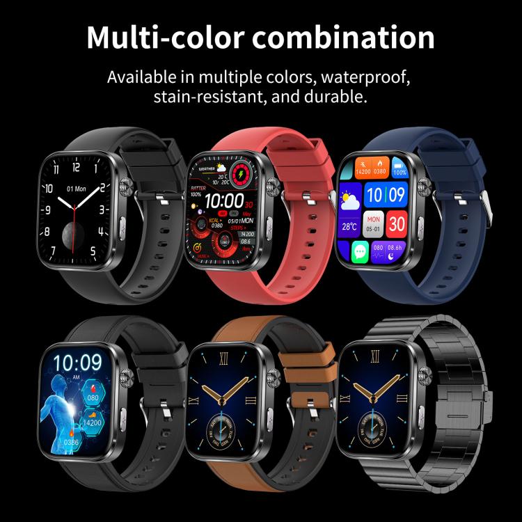 GE53 Smart Watch, 1.92 inch Screen, BT Call, ECG, ECG Heart Rate, Blood Oxygen, Blood Pressure