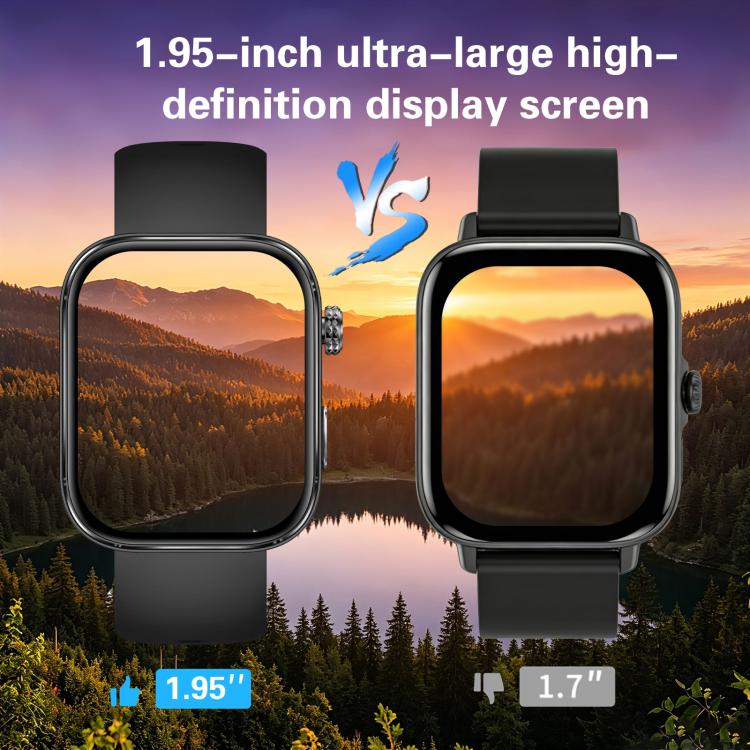 GE53 Smart Watch, 1.92 inch Screen, BT Call, ECG, ECG Heart Rate, Blood Oxygen, Blood Pressure
