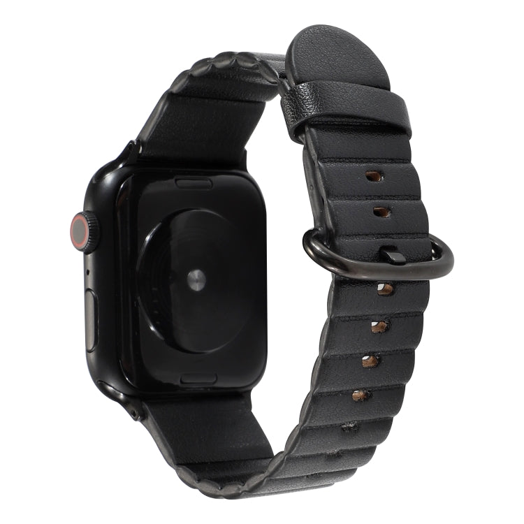 Loop Stripes Replacement Strap Watchband with Iron Buckle, For Apple Watch Series 7  41mm / & 6 & SE & 5 & 4 40mm, For Apple Watch Series  7  45mm / & 6 & SE & 5 & 4 44mm