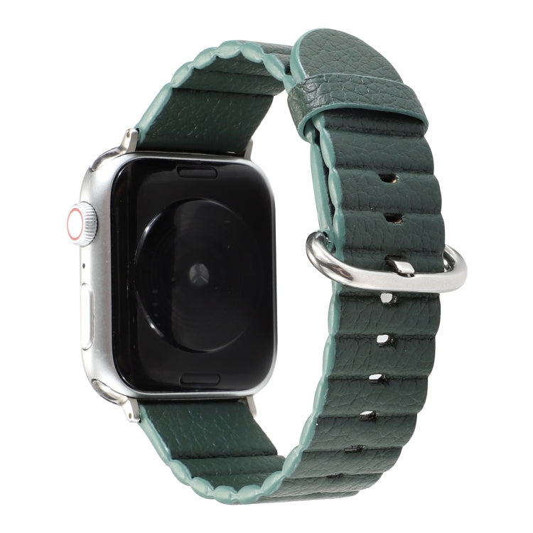 Loop Stripes Replacement Strap Watchband with Iron Buckle, For Apple Watch Series 7  41mm / & 6 & SE & 5 & 4 40mm, For Apple Watch Series  7  45mm / & 6 & SE & 5 & 4 44mm