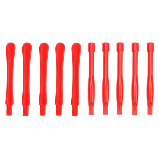 10 PCS Mobile Phone Repair Tool Spudgers (5 PCS Round + 5 PCS Square), 5 PCS Round + 5 PCS Square(Red), 5 PCS Round + 5 PCS Square(Yellow)