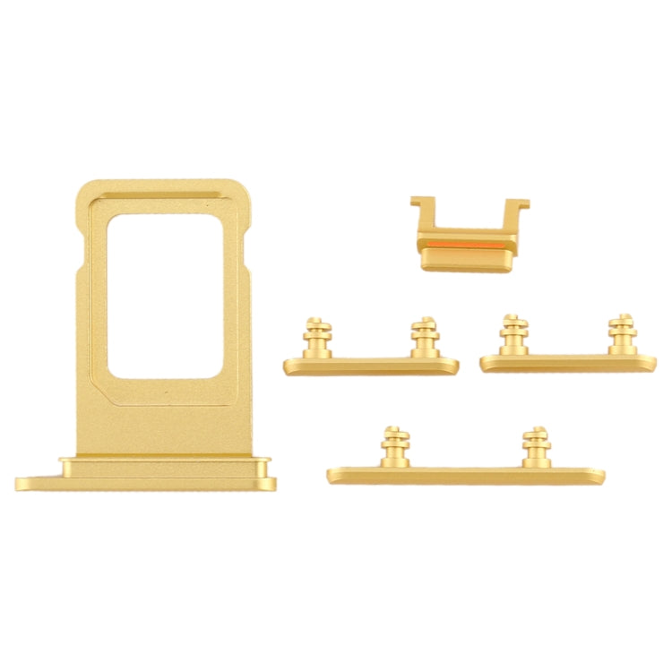SIM Card Tray + Side Key for iPhone 11, For iPhone 11(Yellow)(Single card), For iPhone 11(Single card), For iPhone 11 (Purple)(Single card), For iPhone 11