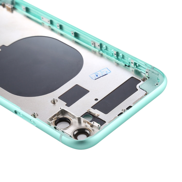 Back Housing Cover with SIM Card Tray & Side keys & Camera Lens for iPhone 11, For iPhone 11 (Camera Lens), Back Housing Cover for11, For iPhone11 (with Camera Lens), For iPhone 11 (with Camera Lens)