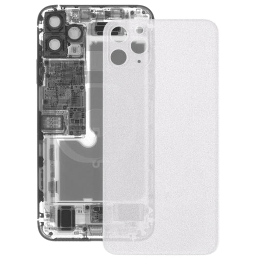 Transparent Frosted Glass Battery Back Cover for iPhone 11 Pro Max, For iPhone 11 Pro Max