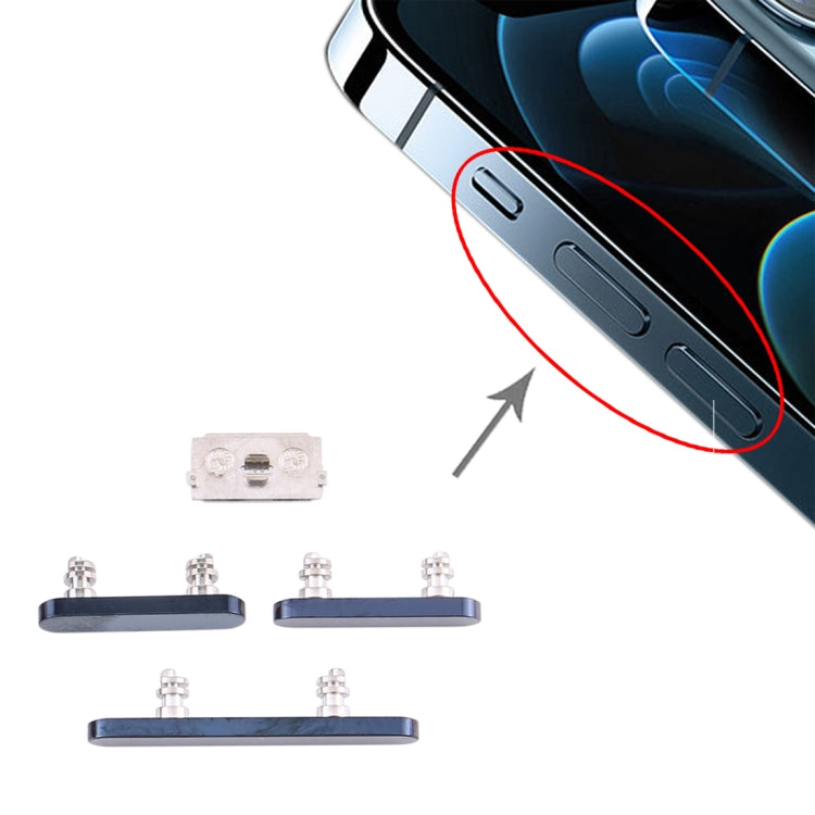 Power Button and Volume Control Button for iPhone 12 Pro Max, For iPhone 12 Pro Max
