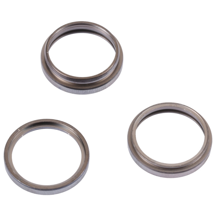 For iPhone 14 Pro 3PCS Rear Camera Glass Lens Metal Outside Protector Hoop Ring, For iPhone 14 Pro