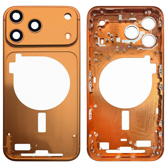 For iPhone 17 Pro Middle Frame Bezel Plate with Camera Lens Cover, For iPhone 17 Pro