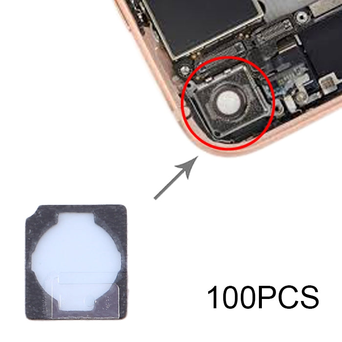 100 PCS Back Camera Sponge Foam Slice Pads for iPhone 8, For iPhone 8