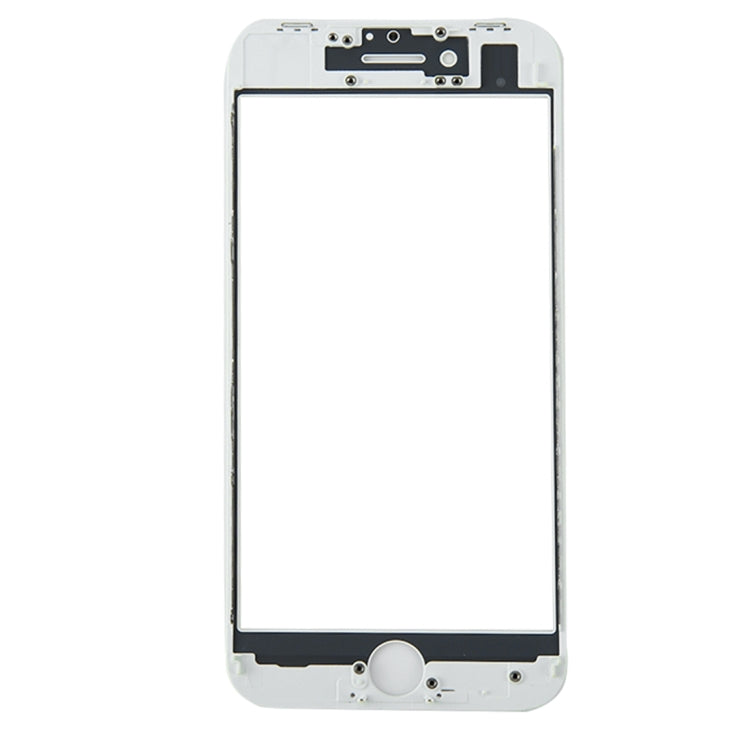 Front Screen Outer Glass Lens with Front LCD Screen Bezel Frame & OCA Optically Clear Adhesive for iPhone 8, For iPhone 8 (Frame+OCA)