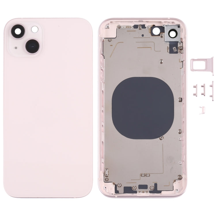 Back Housing Cover with Appearance Imitation of iP13 for iPhone XR, For iPXR to i13(Red), For iPXR to i13(Blue), For iPXR to i13(Purple), For iPXR to i13(Pink), For iPXR to i13(Green), For iPXR to i13(White)