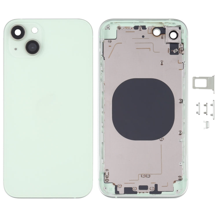 Back Housing Cover with Appearance Imitation of iP13 for iPhone XR, For iPXR to i13(Red), For iPXR to i13(Blue), For iPXR to i13(Purple), For iPXR to i13(Pink), For iPXR to i13(Green), For iPXR to i13(White)