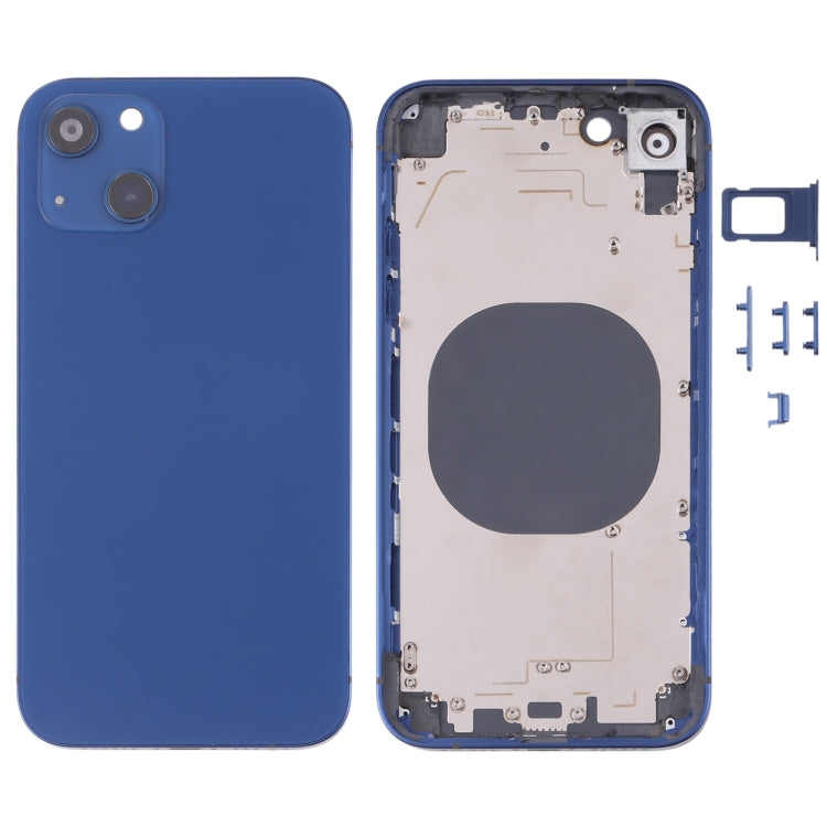 Back Housing Cover with Appearance Imitation of iP13 for iPhone XR, For iPXR to i13(Red), For iPXR to i13(Blue), For iPXR to i13(Purple), For iPXR to i13(Pink), For iPXR to i13(Green), For iPXR to i13(White)