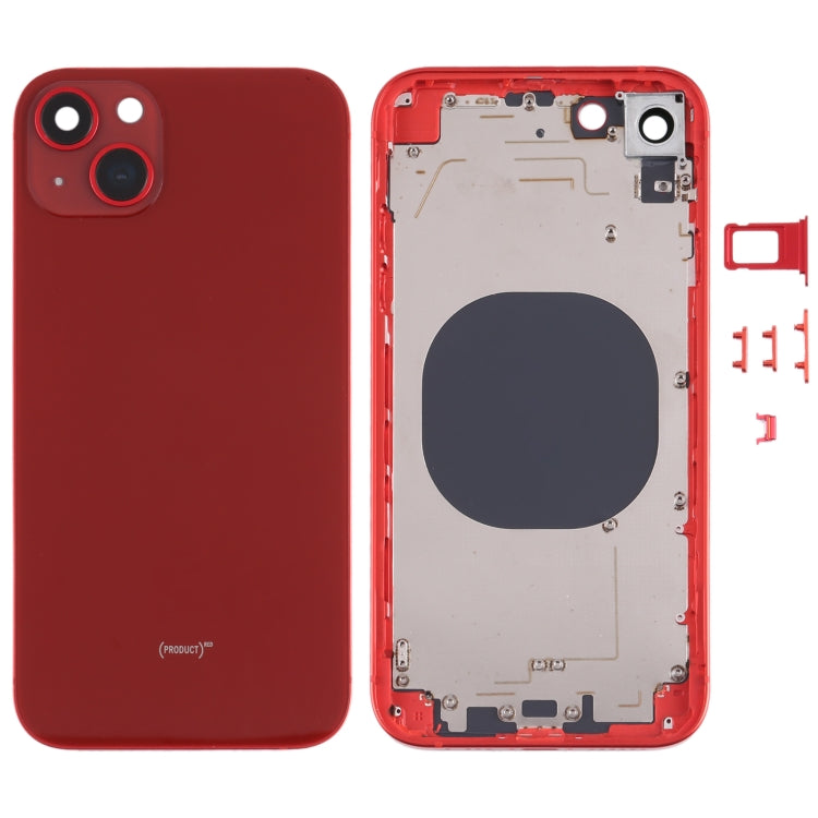 Back Housing Cover with Appearance Imitation of iP13 for iPhone XR, For iPXR to i13(Red), For iPXR to i13(Blue), For iPXR to i13(Purple), For iPXR to i13(Pink), For iPXR to i13(Green), For iPXR to i13(White)